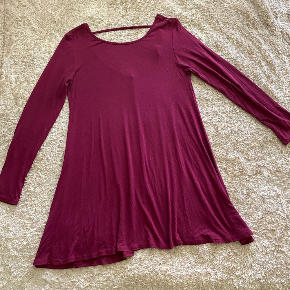 Long sleeve t shirt dress!